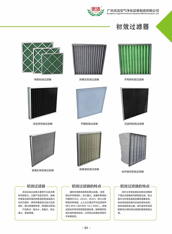 【采購(gòu)】高效過濾器、初效過濾器（晶興）